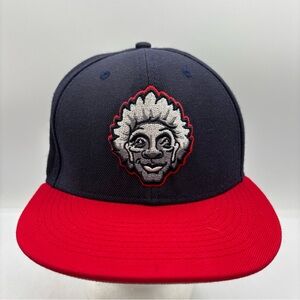Baseballism Embroidered Jobu Patch Major League Movie Navy/Red SnapBack Hat OSFM